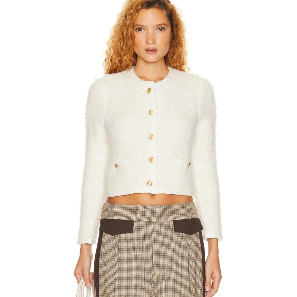 Helsa Laki Cardigan Ivory Size XS